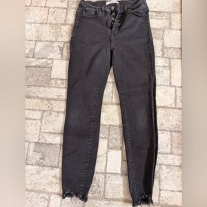 Kancan black wash skinny jeans
